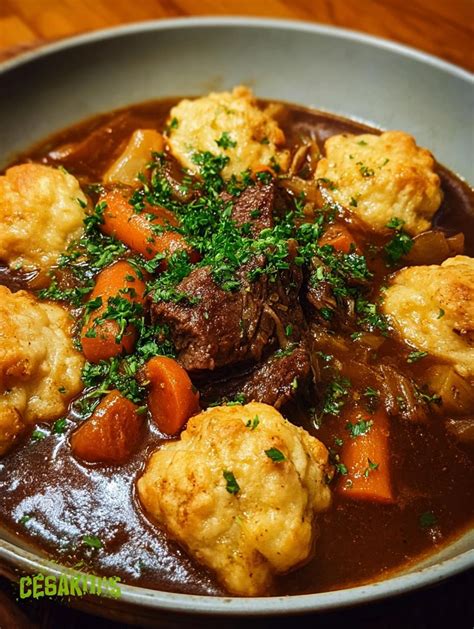 beef stew dumplings  hearty meal youll adore savorsecrets