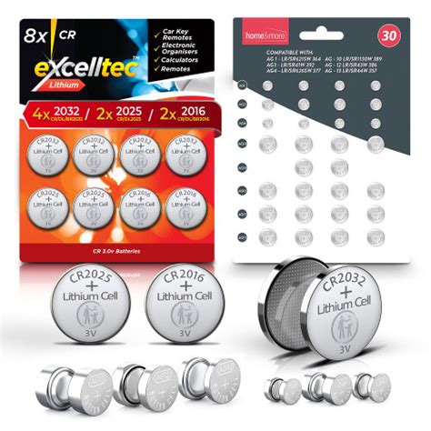 SOL Alkaline Lithium Button Cells Batteries Assorted Pack Of 38 On