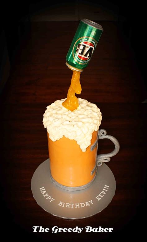 Floating Beer Can Cake