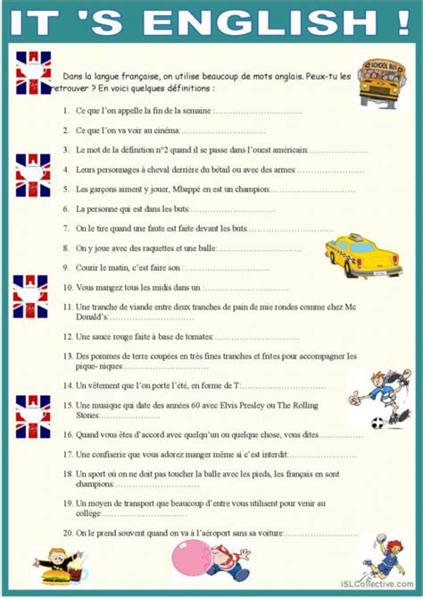 English Fran Ais Fle Fiches Pedagogiques Pdf Doc