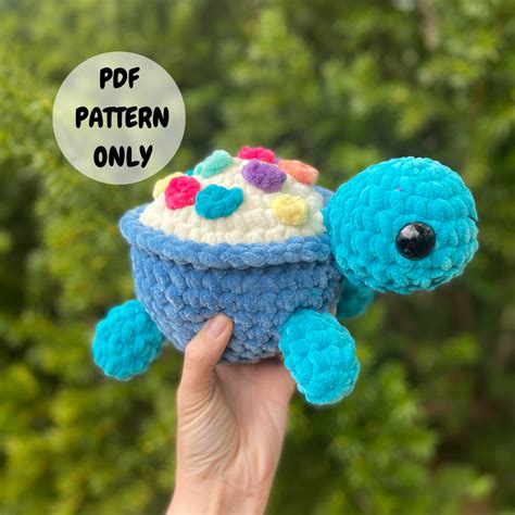 Cereal Bowl Turtle Little Bean Crochet