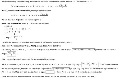 Solved Prove The Following Statement Using Mathematical