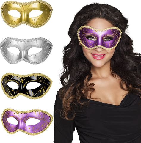 Boland Oogmasker Gabriella Assorti Volwassenen Showgirl Glamour