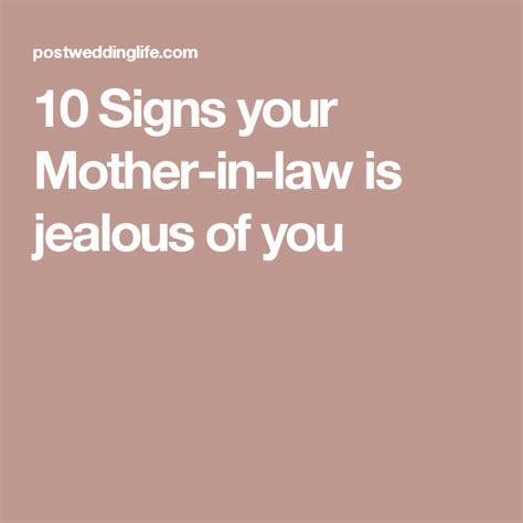 10 Signs Your Mother In Law Is Jealous Of You Narcissistic Mother In Law Daughter In Law