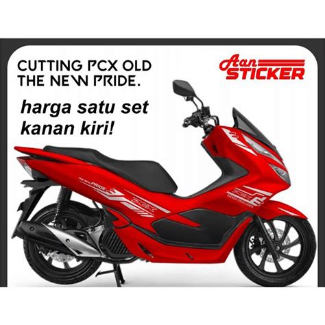 Honda Pcx 150 Old Body Trim Cutting Sticker Honda Pcx 150 Motorcycle