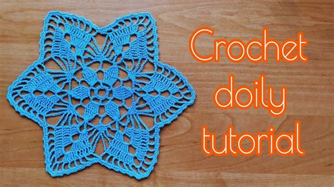 How To Crochet Star Doily Easy Tutorial Youtube