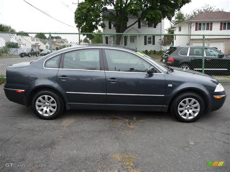 2001 Blue Anthracite Pearl Volkswagen Passat Gls Sedan 18443077 Photo 3 Car