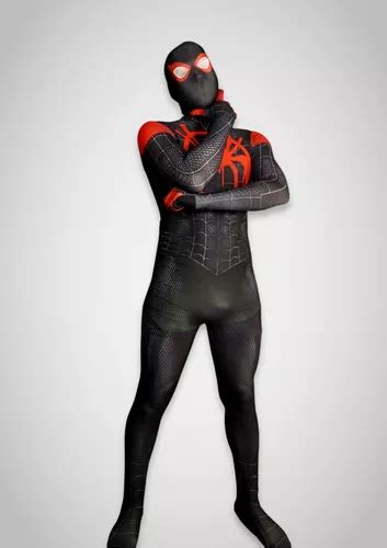 Disfraz Spiderman Miles Morales Para Adulto Envío Gratis