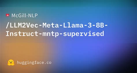 Adapter Config Json · Mcgill Nlp Llm2vec Meta Llama 3 8b Instruct Mntp