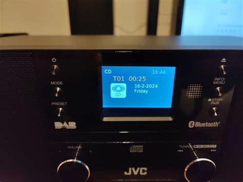 Jvc Rd D Dab Bluetooth All In One Hi Fi System Black With Remote