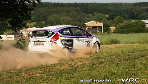 Vl Ek Martin Rendlov Barbora Ford Fiesta Cup Rallye Orlick