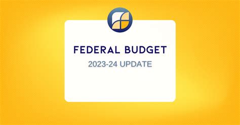 Federal Budget 2023 24 Overview Hcg Development