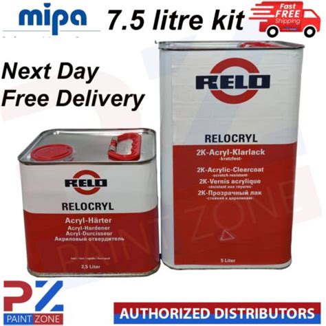 Mipa Relocryl K Acrylic K Clearcoat Lacquer With Fast Hardener