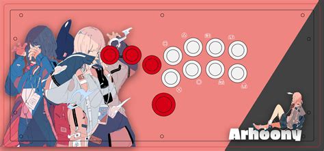 My first fightstick artwork, can I improve anything? Credit to ...