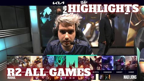 RGE Vs MAD All Games Highlights Round 2 LEC 2021 Summer Playoffs