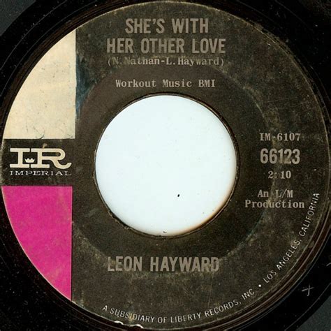 Leon Hayward She S With Her Other Love Pain In My Heart 1965 Ƨ Shelley Pressing Vinyl