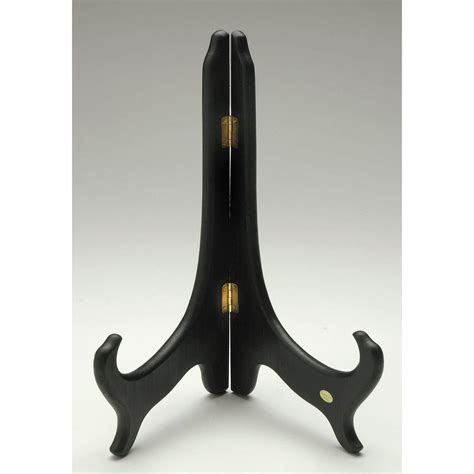 H Black Decorative Plate Stand