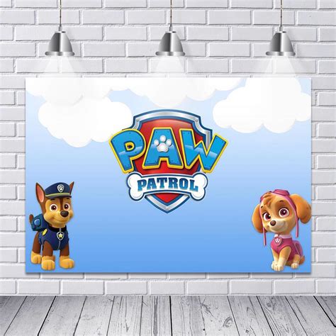 Paw Patrol Birthday Background