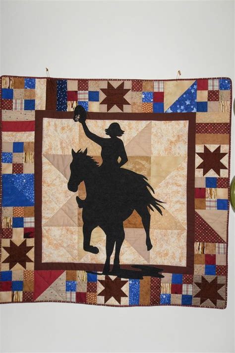 February 28 Todays Featured Quilts 24 Blocks Cowboy Quilt