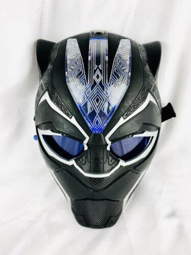 Marvel Avengers Black Panther Vibranium Power FX Light Up Mask Cosplay