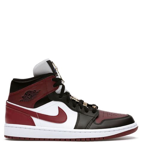 Nike Air Jordan 1 Mid SE Black Dark Beetroot купити Найк Аір Джордан