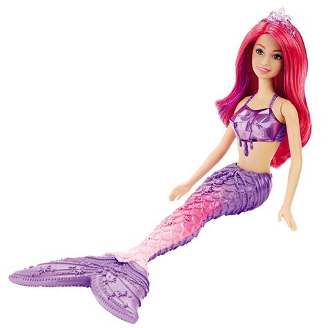 Barbie Barbie Sereia Calda Roxa Mattel R 6999 Em Mercado Livre