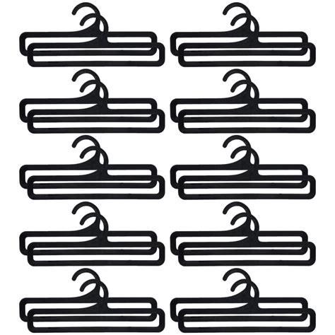 40 Pcs Plastic Hangers Coat Blet Closet Scarf Tie Holder Organizer Belt