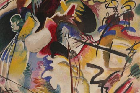 Sold At Auction Wassily Kandinsky Painting White Form 1913 Litho