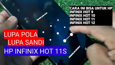 Cara Memperbaiki Lupa Pola Hp Infinix Hot S Reset Hp Infinix Youtube