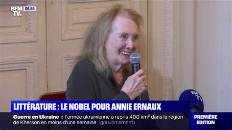 Annie Ernaux Premi Re Crivaine Fran Aise Recevoir Le Prix Nobel De