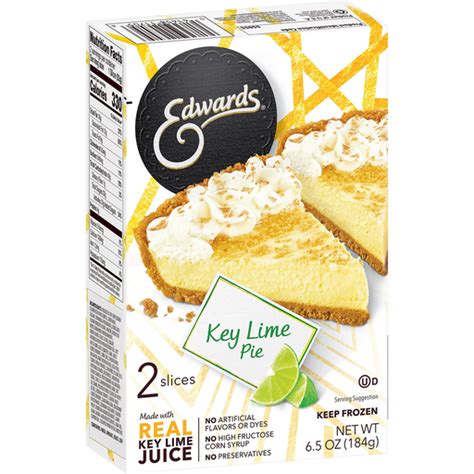 Edwards Key Lime Pie Slices Frozen Desserts Houchens Market Place