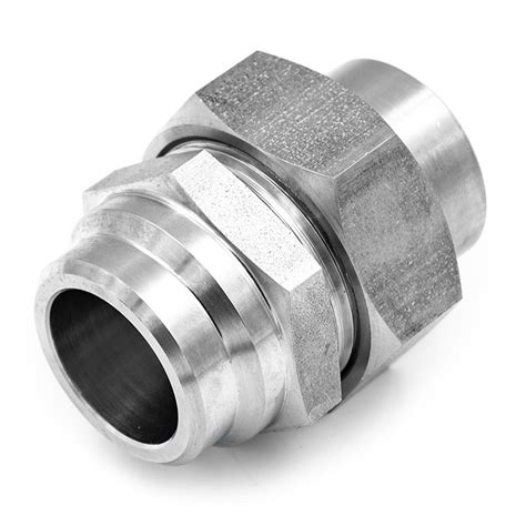 Union 3 Pieces BW BW Cone Fitting Hexagonal Nut AL Series EN