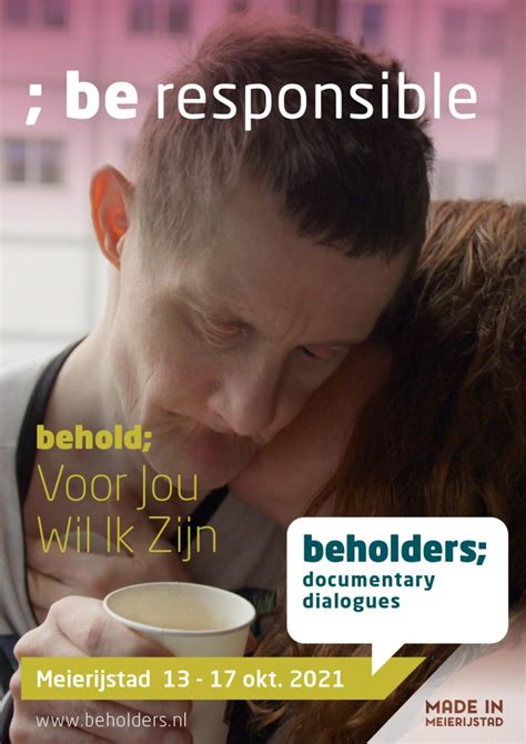 Voor Jou Wil Ik Zijn 2021 Beholders Documentary Dialogues