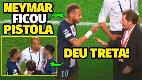 FOI POR ISSO QUE O NEYMAR FICOU BRAVO NA PARTIDA DA CHAMPIONS LEAGUE DO