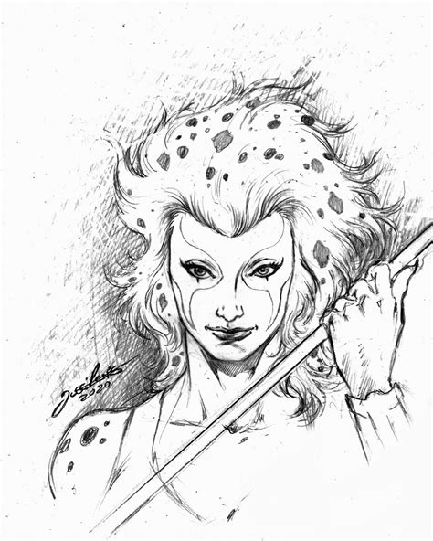 Cheetara By José Luís Dc Comics Artwork Thundercats Characters Thundercats