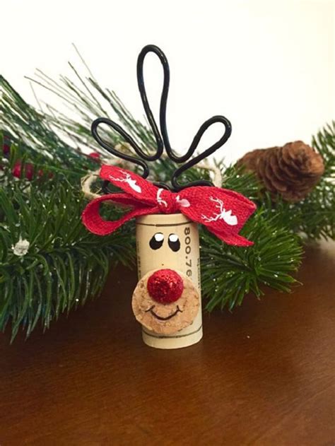 45 Mini Wine Cork Diy Ideas To Christmas Ornaments Wine Cork Crafts