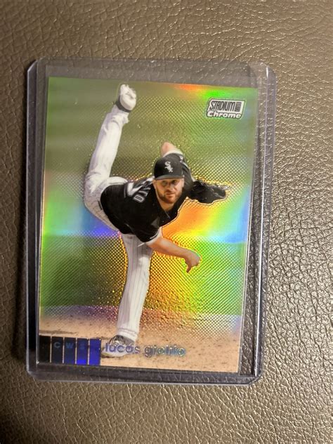 Lucas Giolito 2020 Topps Stadium Club Chrome Refractor 55 Chicago