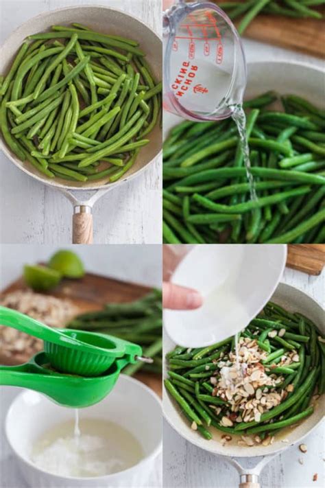 Garlic Lime And Almond Green Bean Recipe ⋆ Real Housemoms