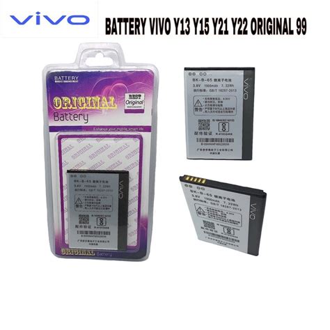 Jual BATTERY BATERAI VIVO B77 Y31 DAN BATTERY VIVO BK B 65 Y15 Y22