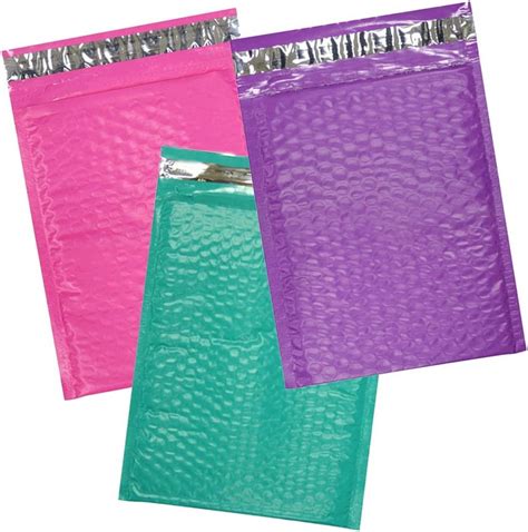 Colored Bubble Mailers Self Sealing Padded Mailing Envelopes Mail