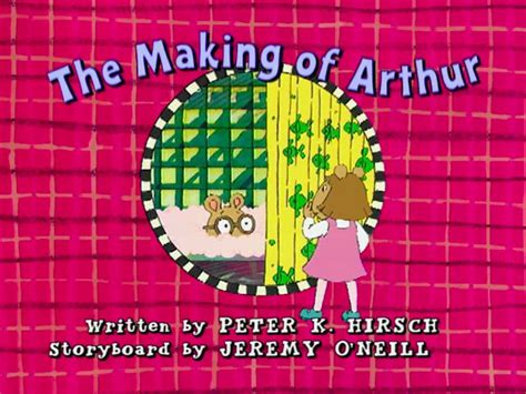 Image Themakingofarthur Title Card Arthur Wiki Fandom Powered