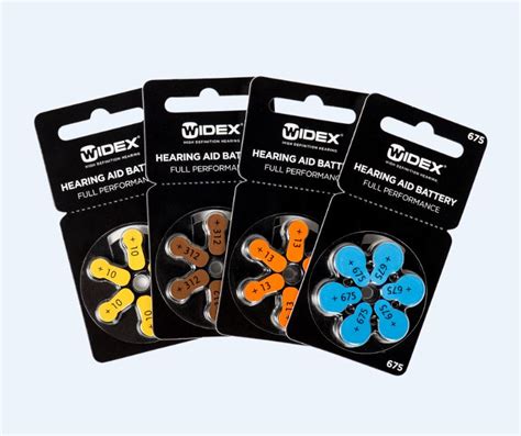 Widex Hearing Aid Batteries Size 312 Pack Of 6 Hearing Aid Accessory