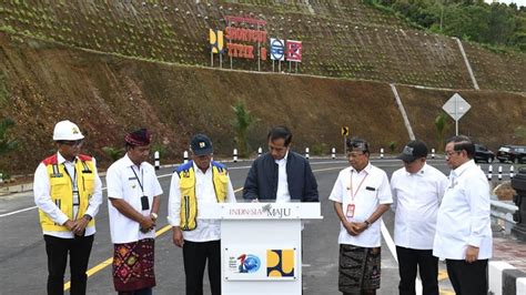 Presiden Jokowi Resmikan Jalan Pintas Batas Kota Singaraja Mengwitani