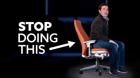 Tips To Be More Comfortable In Your Office Chair Youtube