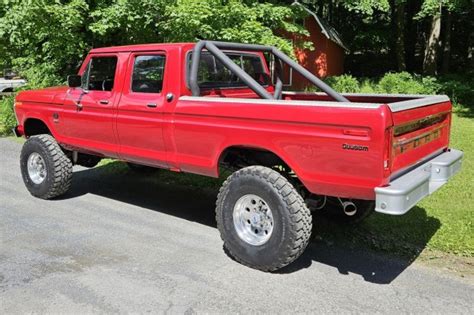 1974 Ford F 250 Custom Crew Cab 4x4 4 Speed For Sale On Bat Auctions Sold For 43000 On June