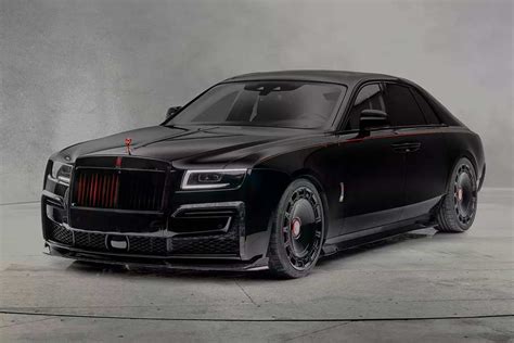 В Mansory представили полностью черный Rolls Royce Ghost с красным