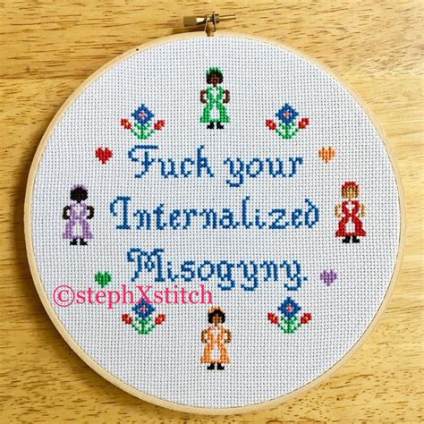MATURE PATTERN Subversive Feminist Cross Stitch F Ck Your Etsy