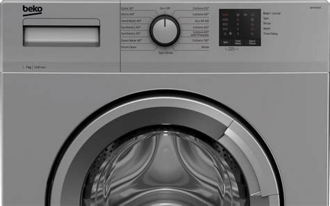 Beko Wtk72041s 7kg 1200 Spin Washing Machine Silver Atlantic Electrics