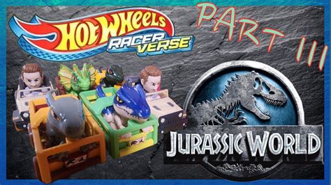 OPENING THE NEWLY RELEASED JURASSIC WORLD HOT WHEELS RACERVERSE SET