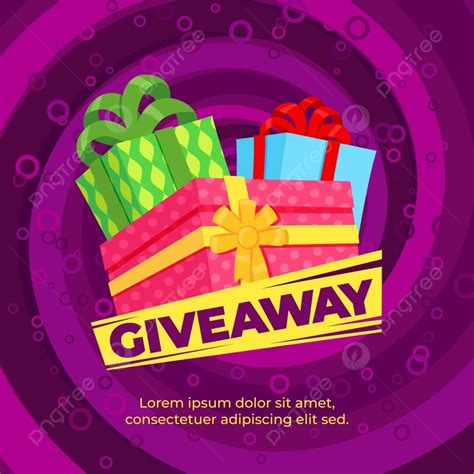 Giveaway Banner Template Template Download on Pngtree